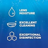 Renu Contact Lens Solution Multipurpose Disinfectant, Advanced Formula Lens Cleaner, Cleans & Moisturizes Soft & Silicon Hydrogel Lenses, Multi-Pack 16 Fl Oz (Pack of 2) + 2 Fl Oz Travel Size