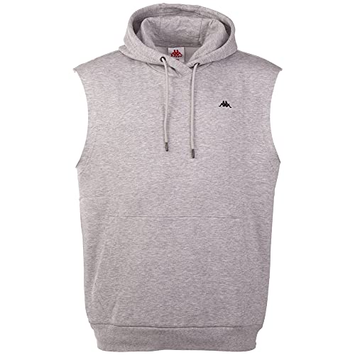 Kappa Lorgo-Men's Regular Fit Tracksuit Top, High-rise Melange, L