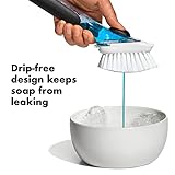 OXO NEW Good Grips Soap Dispensing Dish Brush Storage Set