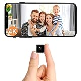 4K Mini Indoor Wireless Micro Camera Pet Small House Security Camera Nanny Smart Cameras, Night Vision Motion Detection Indoor Outdoor