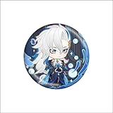 Colspreador Genshin Imapct Badges 58mm Game Badge Furina Neuvillette Kirara Alhaitham Kaveh Brooch Pin Fans Gift for Clothing,Backpack