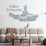 Yellow Submarine - Wall Art Decal Sticker [Lemon]