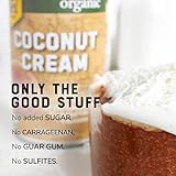 Organic Coconut Cream by Nature’s Greatest Foods - 13.5 Oz - No Guar Gum, No Preservatives – Gluten Free, Vegan and Kosher - 20-22% Coconut Milk Fat, Unsweetened (Pack of 12)