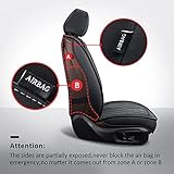 MIROZO Seat Covers Full Set,Car Seat Covers Breathable Car Seat Protector Waterproof Fit for Most Sedan, Truck and SUV for Elantra Sonata Sportage CRV Accord Chevy Equinox