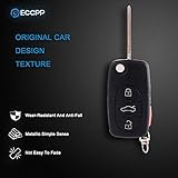 ECCPP Replacement fit for Uncut Keyless Entry Remote Key Fob Audi Series 4D0837231E (Pack of 2)