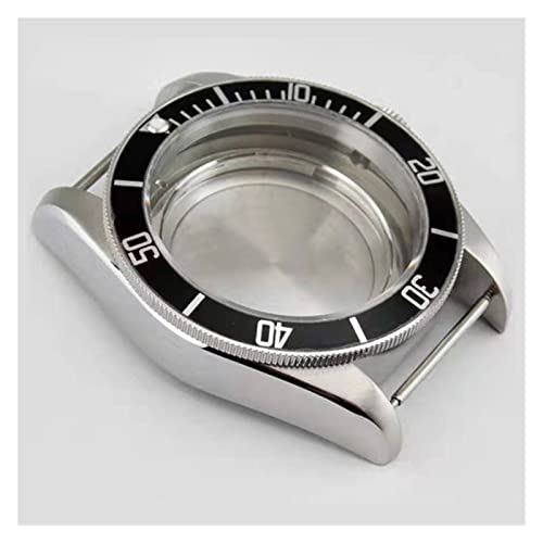 ZPYGYKLALW Watches Accessories Watch Cases Compatible With Eta2824, St2130, Sw200, P5000 Stainless Steel Sapphire 10atm Waterproof watch band(A)