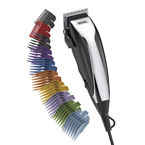 Wahl Home Haircutting Corded Clipper Kit with Adjustable Taper Lever, and 10 Color Coded Guards for Easy Clipping & Trimming2