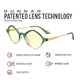 GUNNAR - Loki Asgard Edition Premium Gaming and Computer Glasses - Blocks 65% Blue Light - Amber Tint, Emerald Gold