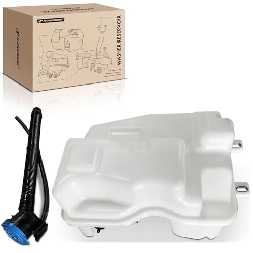A-Premium Windshield Washer Reservoir Tank Assembly Compatible with BMW X1 2016-2020, X2 2018-2019 - with Cap & Washer Pump & Filler Neck (Without Headlamp Washer)