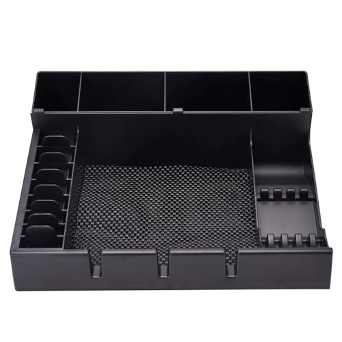 FRCOLOR Barber Clipper Tray Organizer Trimmer Tray Portable Salon Haircut Tools Holder Multi-Compartment Design for Barbershop and Home Use