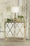 Coaster Home Furnishings Astilbe 2-Door Accent Cabinet Mirror and Champagne