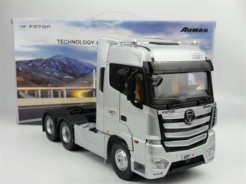 FOTON Foton Auman EST tractor space cab (export version) Silver 1/24 DIECAST Truck Pre-built Model