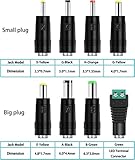 6V 2A Power Adapter Charger [AC 6 Volts 2 Amps Regulated Switching Power Supply] with 8 Interchangeable DC Plug for 300mA 400mA 500mA 600mA 700mA 800mA 900mA 1000mA 1500mA 2000mA Equipment