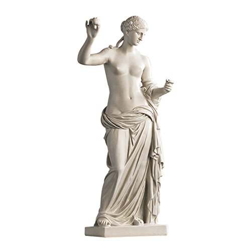 Design Toscano Venus of Arles Greek Woman Indoor/Outdoor Statue Figurine, Gallery, Antique Stone