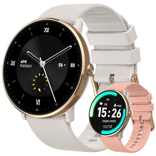 Smart Watch for Women Fitness tracker: Make/Answer Call Smart Watches for Women Waterproof Digital Mens watches Running Smartwatch Android Phone iPhone Samsung Compatible Heart Rate Monitor Step
