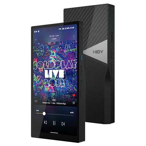 HiBy R6 Pro II Digital Audio Player Android Player with Class A Amplifier Supports Playback of MQA 16X / DSD1024 / PCM1536K Black