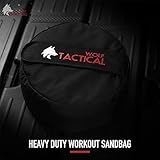 WOLF TACTICAL Sandbag Workout Bag Sand Bags for Weight Training Workout Sandbag Fitness Sand Bag (100 LB)