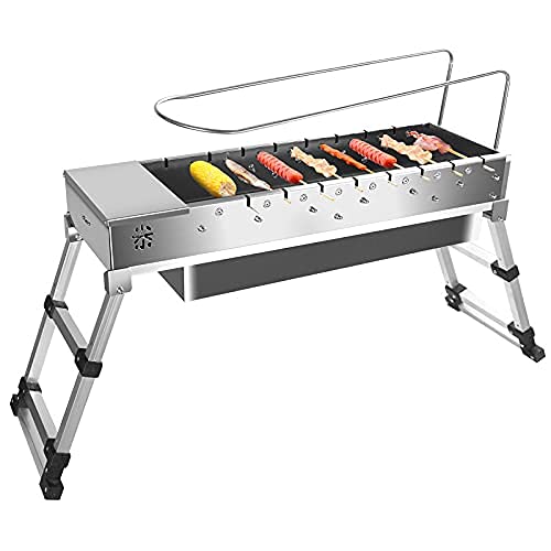 Spark4grill Automatic Rotating Charcoal BBQ Grill Barbecue Stainless Steel (Ⅱ) latest model