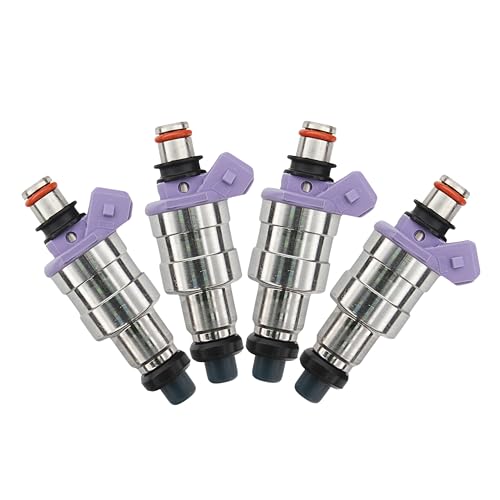 4 x 550cc 52lb LOW IMPEDANCE FUEL INJECTORS COMPATIBLE WITH 1986-1988 MAZDA RX-7 1.3L R2 N318-13-250