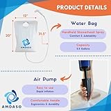 AMDASO Portable Hair Washing Station, Locs Detox Tub, Portable Shampoo Bowl, Inflatable Wash basin, Hair washing basin for bedridden, Dreadlock accessories, Hair Washing Basin, Portable sink