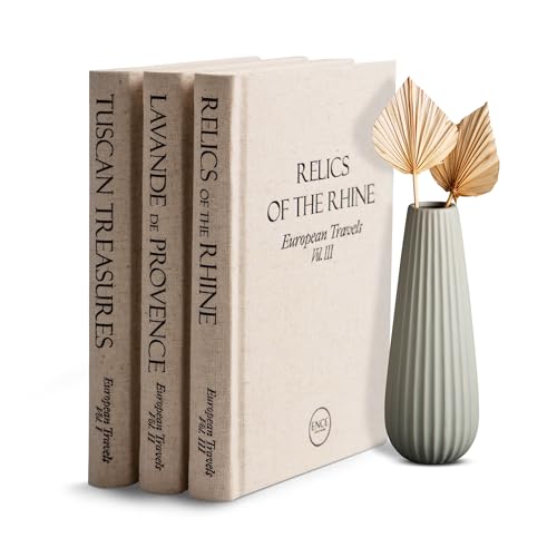 Decorative Books for Home Decor- Set of 3 Fake Books for Decoration- Travel Inspired Fake Book Decor- Luxury Interior Design Books- Fake Books for Bookshelf- Quality Decorative Books for Coffee Table