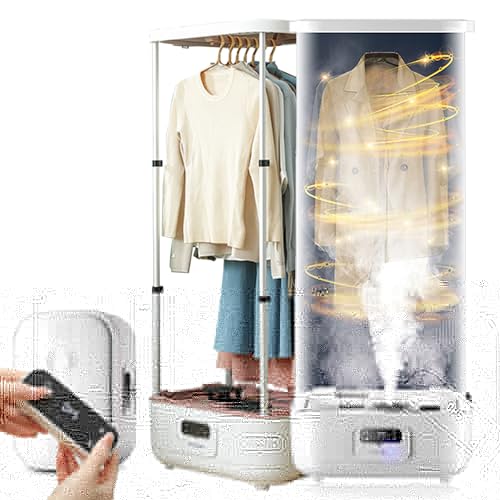 Steamer For Clothes-Iron Machine For Clothes,900W Electric Clothes Dryer,Portable Steam Drying Smart Machine,Automatic Ironing Machine, Quick-Drying Steam