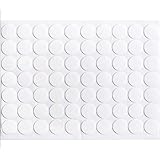 Teensery 210 Count Transparent Double-Sided Tape Stickers Round Acrylic No Traces Adhesive Sticker Creative Super Sticky Waterproof Small Stickers 2 cm/0.8 inch