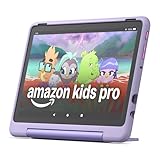 Amazon Fire HD 10 Kids Pro tablet (newest model) ages 6-12. Bright 10.1" HD screen, includes ad-free content, robust parental controls, 13-hr battery and slim case for older kids, 32 GB, Happy Day