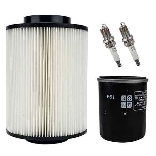 RARAYC ATV Spark Plug Air/Oil Filter Kit Compatible wiht Polaris RZR 800 Ranger 800 XP 2009-2014 Replaces 1240482 2540086