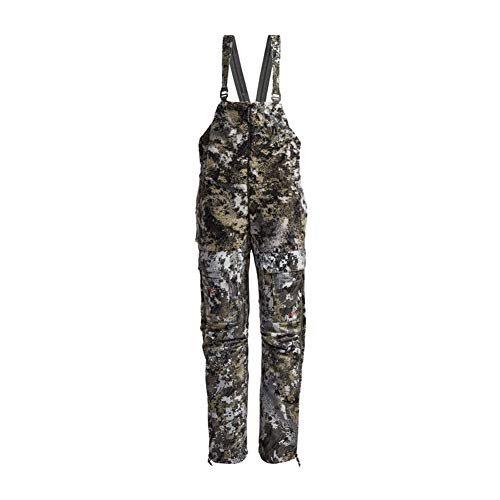 SITKA Gear Women's Hunting Camo Windproof Insulated Fanatic Bib, Elevated II, X-Large, (50245)