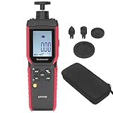 Digital Tachometer,UT372D Digital Tachometer Non and Revolution Frequency Meter Handheld RPM