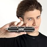 East top Harmonica, Forerunner Chromatic Harmonica C Key 12-Hole 48 Tones Chromatic Mouth Organ Harmonica for Adults, Chromatic Harmonica Key of C for Beginners and Students