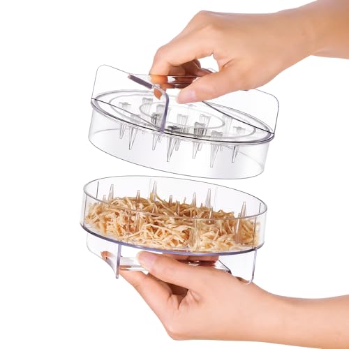 Chicken Shredder - Clear Chicken Shredder Tool Twist, Meat Shredder Tool Twist, Chicken Breast Food Shredded Tool Twist Machine for Dog and Cat Food Meal Prep