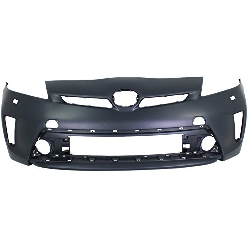 Evan-Fischer CAPA Certified Front Bumper Cover Primed Compatible with 2012-2015 Toyota Prius
