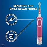 Oral-B Kids Electric Toothbrush Featuring Disney Princess, for Kids 3+