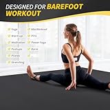 CAMBIVO Yoga Mat for Women and Men, Extra Long and Wide Exercise Mat(72"x48"/84"x30"), Large Non Slip Workout Mat for Yoga, Pilates, Fitness, Barefoot Workouts, Home Gym Studio