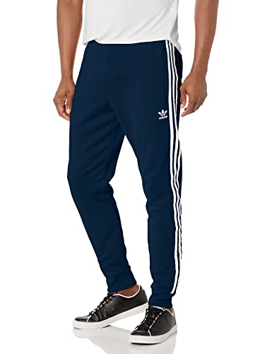 adidas Originals Men's Adicolor Classics Superstar Track Pants, Night Indigo/White, X-Large