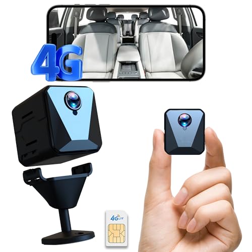 Funstorm No WiFi Security Camera-2k Cellular Security Camera-Car Security Camera with Sim Card, Wireless,Compact,Live View,Motion Detection,Clear Night Vision,for Truck/Car/Vacant House/RV