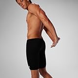 Speedo mens Swimsuit Endurance+ Solid Usa Adult athletic swim jammers, Speedo Black, 34 US