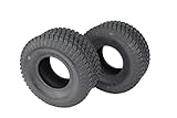 Antego Tire & Wheel - (Set of 2) (ATW-003) 15x6.00-6NHS Lawn Mower Tires, 4 Ply Turf Tires, 15x6.00-6 Tires, 15x6 6 Lawn Mower Tires