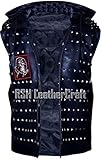 Watch Dogs WD 2 Dedsec Wrench Shawn Baichoo Black Leather Vest (M)