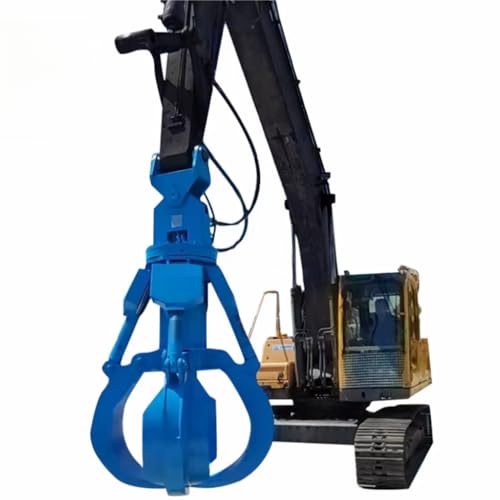 Orange Peel Grapple Rotating Hydraulic Excavator Attachment Heavy Duty Material Handling
