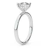 FRIENDLY DIAMONDS 2 Carat | IGI Certified Oval Shape Lab Grown Diamond Engagement Ring | 14K Or 18K in White, Yellow Or Rose Gold | Four-Prong Solitaire Diamond Ring | FG-VS1-VS2 Quality