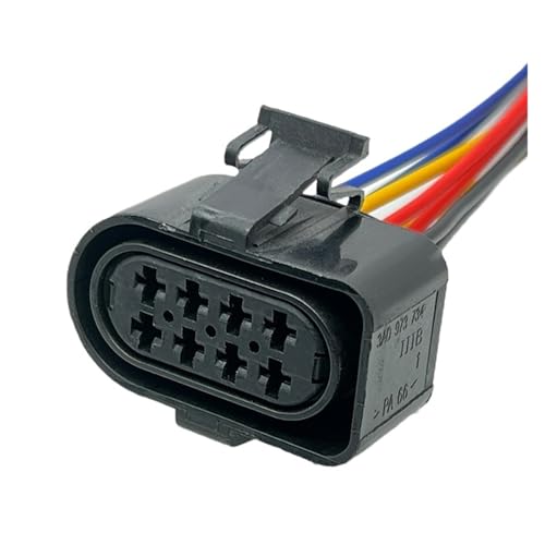 1/5/10Pcs 8 Pin Car Oil Nozzle Throttle 3.5mm P1ug Wiring Harness Waterprof Auto Electrical Connector 3A0973834 3A0973734(8Pin Female,10 Pcs)