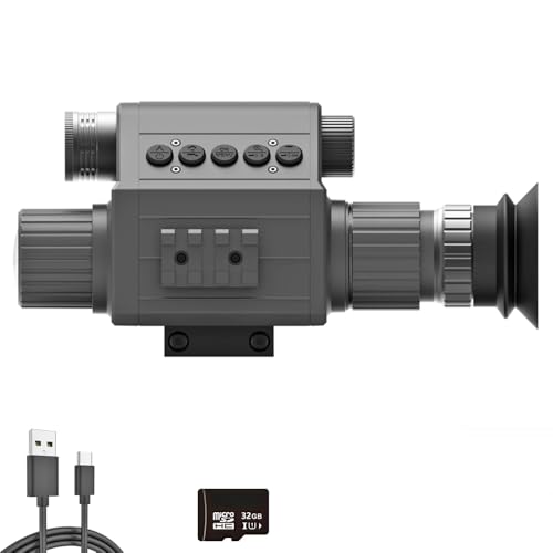 Megaorei Integrated Night Vision Scope Outdoor Wildlife Trap Rifle Scopes Unique Shockproof Hunting Cameras with Battery Kit