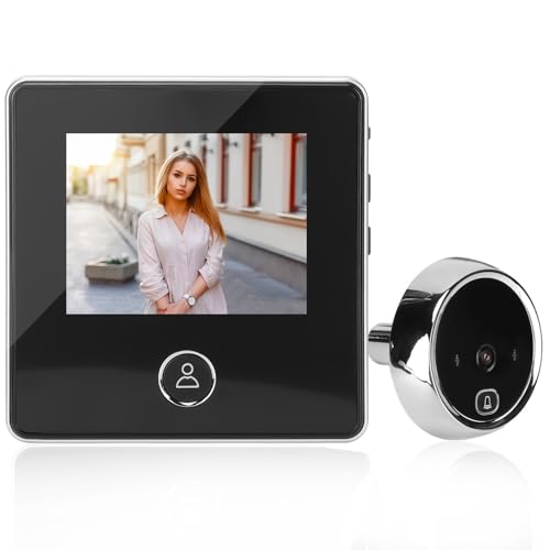 Irosiy 2.8in Digital Door Viewer Peephole Camera with High-Definition Display, Infrared Night Vision, Wide Angle for Home, Hotel, Apartment, Security Digital Door Eye Viewer