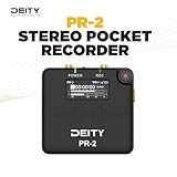 Deity PR-2 - Pocket Audio Recorder with 32-Bit Float Recording, 3.5mm Lavalier W.Lav Pro Mic, Timecode Sync, & Sidus Audio App Control for Filmmakers & Travelling Media (US Version)