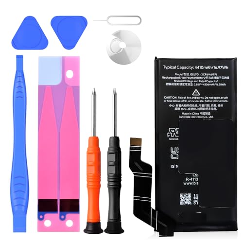 SHENMZ Pixel 6a Replacement Battery Kit - 4410mAh High-Capacity 0-Cycle Li-Polymer Battery for Google Pixel 6a (Model GX7AS/GB62Z/G1AZG) with Repair Tools