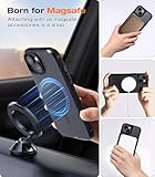 Tigowos for iPhone 15 Plus&iPhone 14 Plus Phone Case Fits MagSafe 10FT Drop Resistant Matte Skin Feeling Back Cover for iPhone 15 Plus&iPhone 14 Plus Case，Matte Black