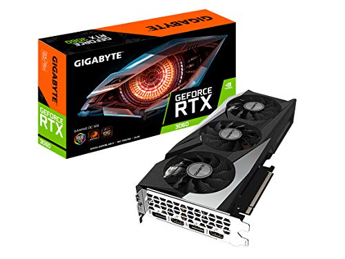 GIGABYTE GeForce RTX 3060 Gaming OC 12G Graphics Card, 3X WINDFORCE Fans, 12GB 192-bit GDDR6, GV-N3060GAMING OC-12GD Video Card